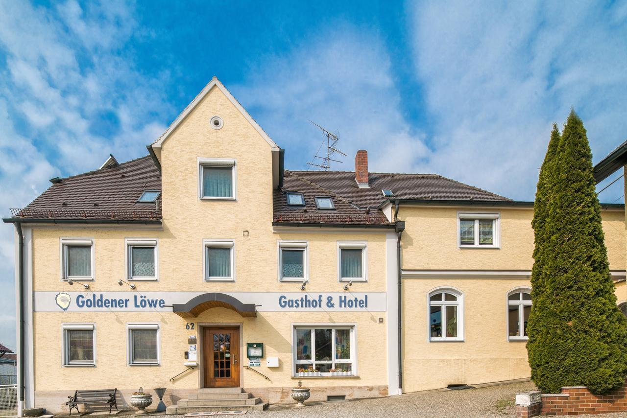 גונצבורג Hotel Goldener Loewe מראה חיצוני תמונה